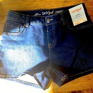 10/12 Cat & Jack Jean shorts with adjustable waist